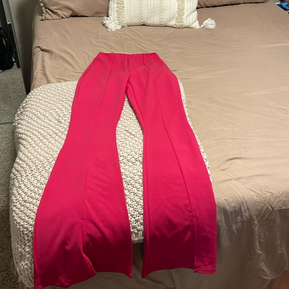 Pink Flare Pants